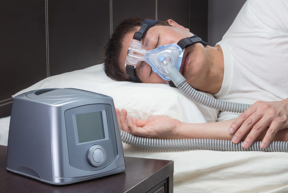 Modern CPAP machine available from Elixair Medical in Southern California.